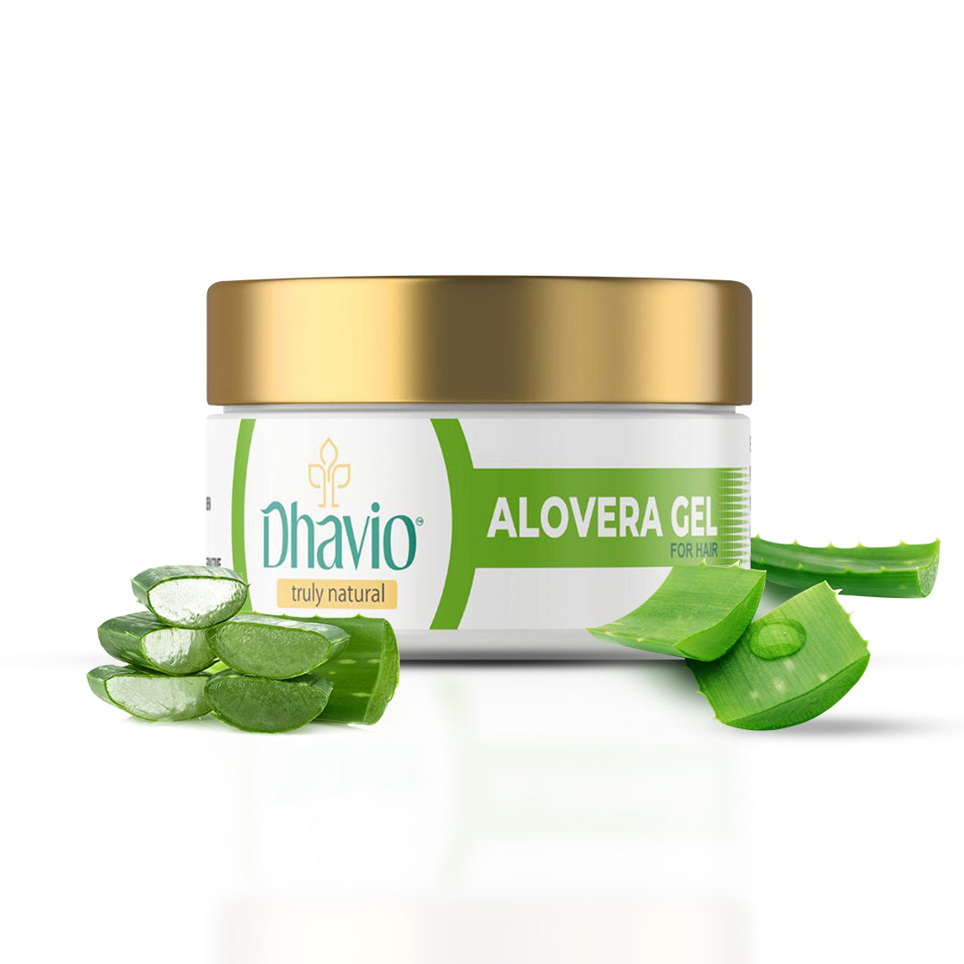 Aloe Vera Hair Gel with Tea Tree Oil for Scalp Soothing – 100g